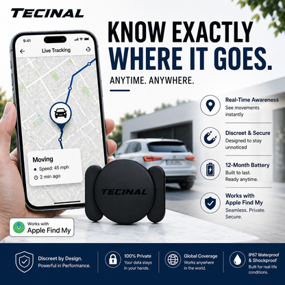 Tecinal™ Magnetic GPS Tracker