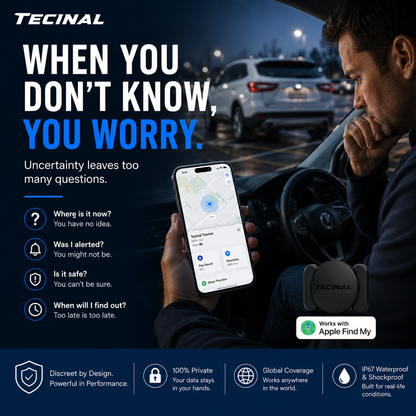 Tecinal™ Magnetic GPS Tracker