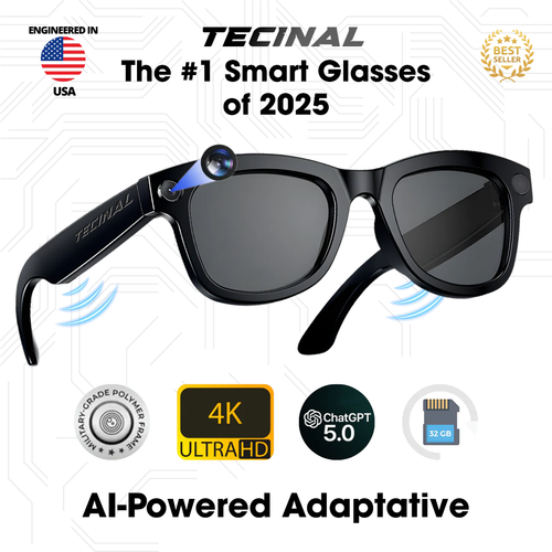 Tecinal™ Smart AI Glasses Pro Edition