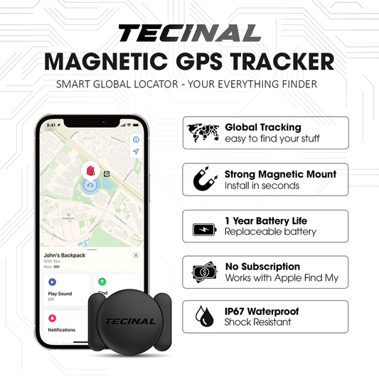 Tecinal™ Magnetic GPS Tracker