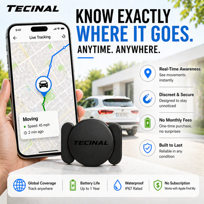 Tecinal™ Magnetic GPS Tracker
